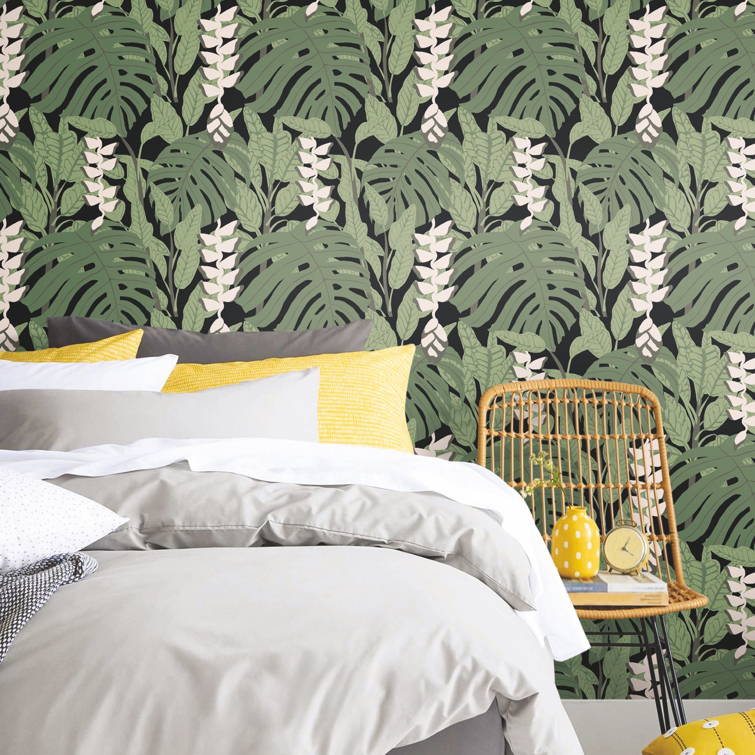 Finlayson Bunaken Peel and Stick Wallpaper in a room setting