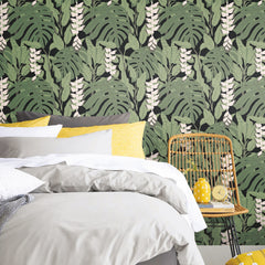 Finlayson Bunaken Peel and Stick Wallpaper in a room setting