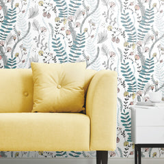 Finlayson Verso Peel and Stick Wallpaper in a room setting