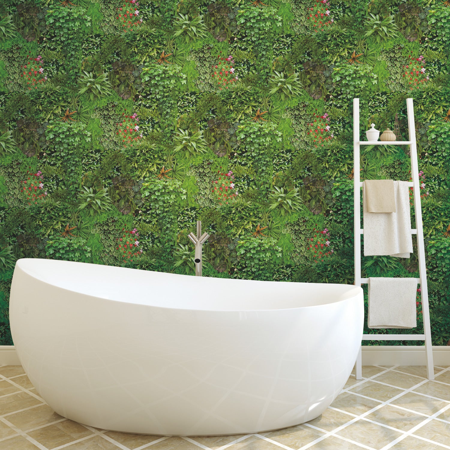 Living Wall Peel and Stick Wallpaper in a room setting
