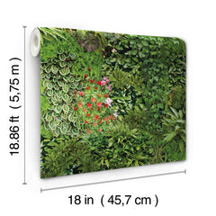 Living Wall Peel and Stick Wallpaper - dimensions