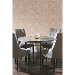 Ornate Ogee Peel and Stick Wallpaper in a room setting