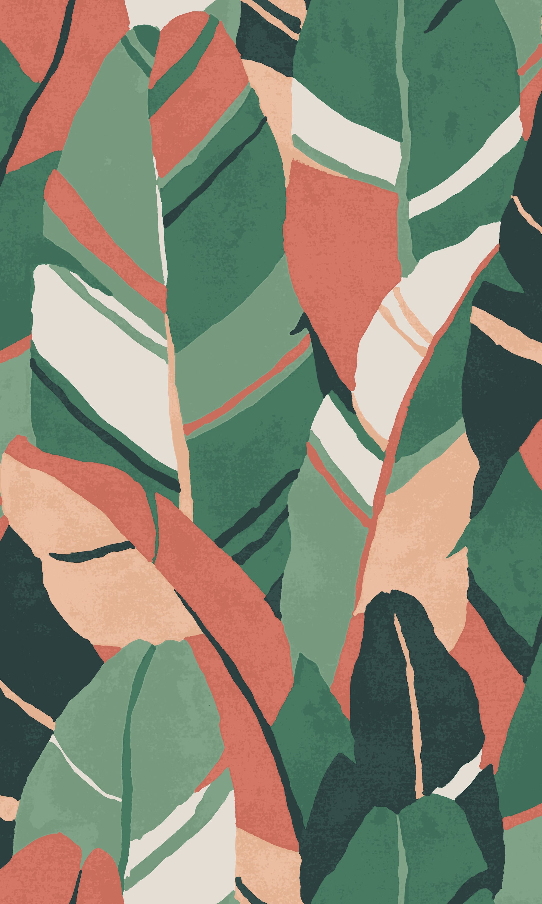 Hearts of Palm Peel and Stick Wallpaper by WallPops