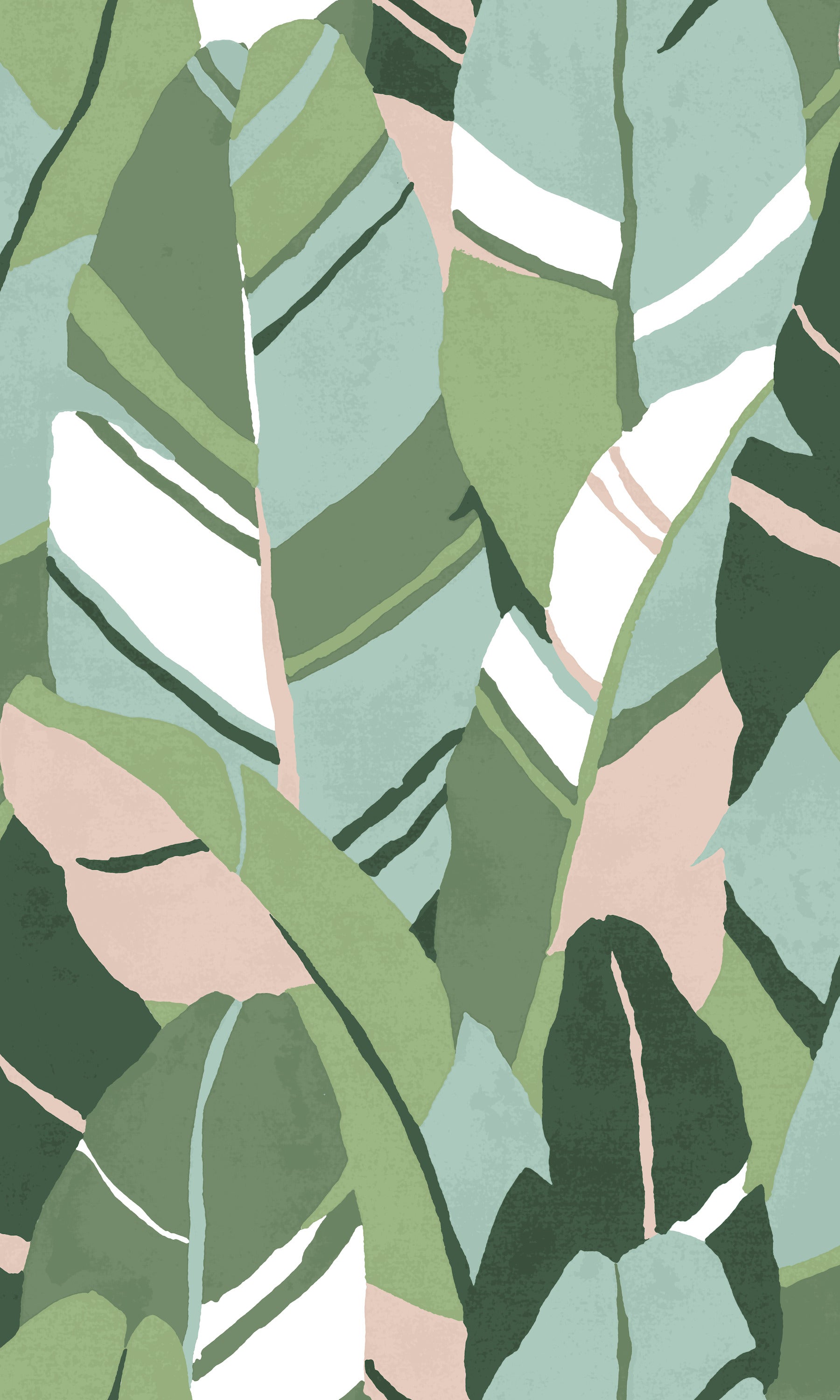 Hearts of Palm Peel and Stick Wallpaper by WallPops