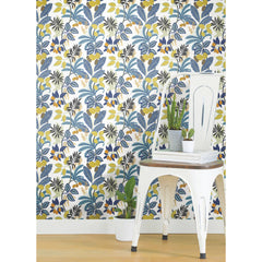 Funky Jungle Peel and Stick Wallpaper in a room setting