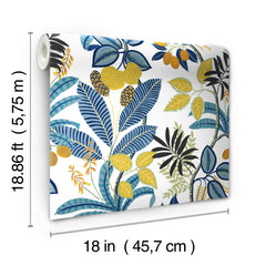Funky Jungle Peel and Stick Wallpaper - dimensions