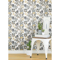 Funky Jungle Peel and Stick Wallpaper in a room setting