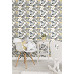 Funky Jungle Peel and Stick Wallpaper in a room setting