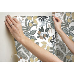 Funky Jungle Peel and Stick Wallpaper - how to stick