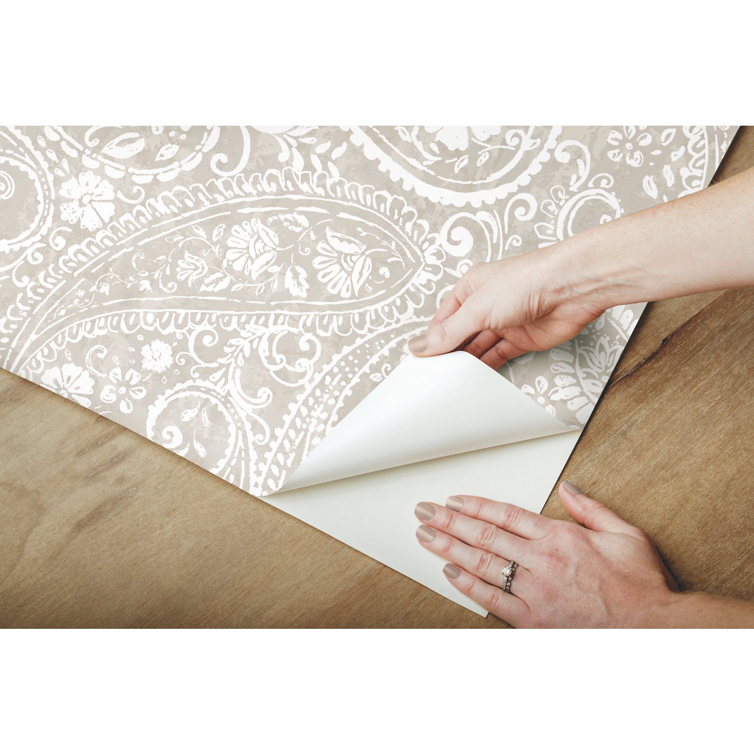 Paisley Prince Peel and Stick Wallpaper - how to peel