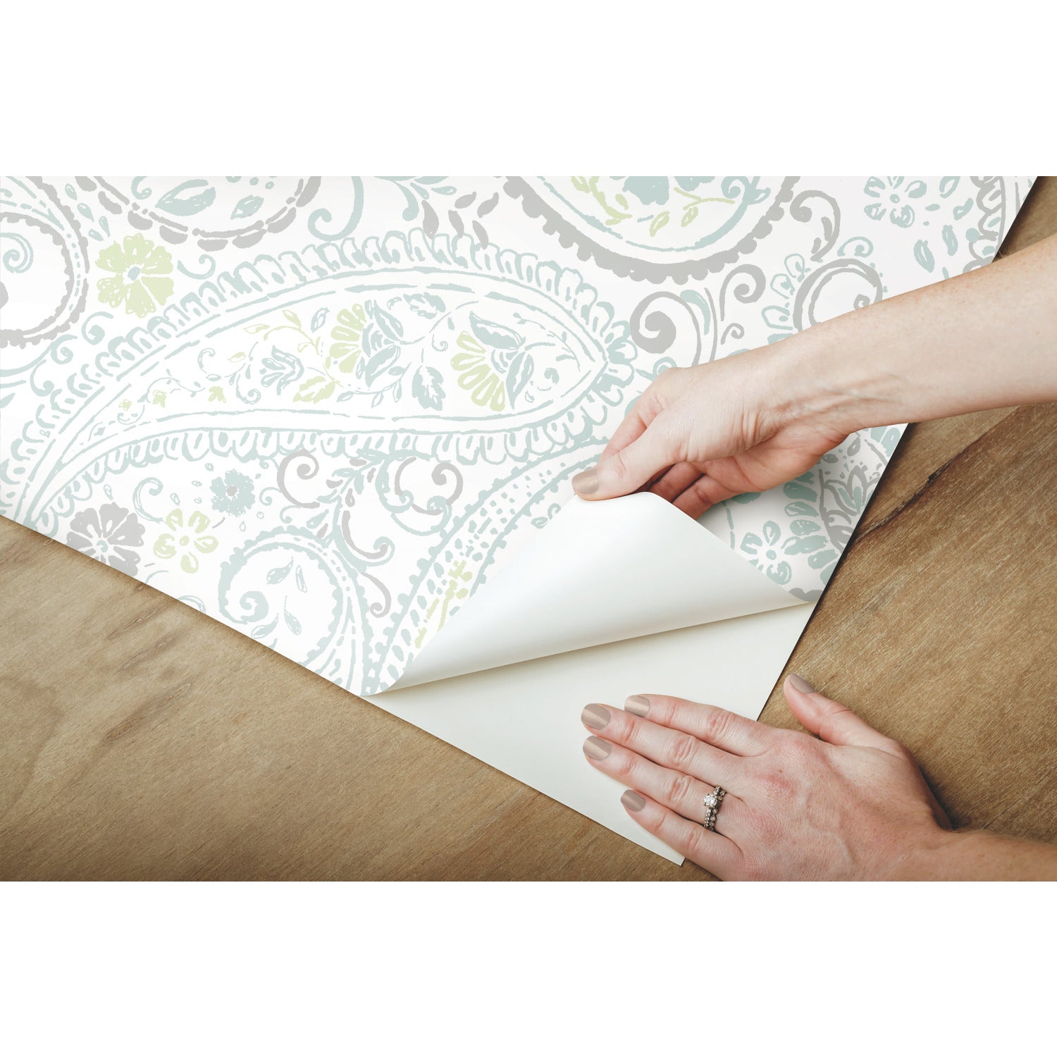Paisley Prince Peel and Stick Wallpaper - how to peel