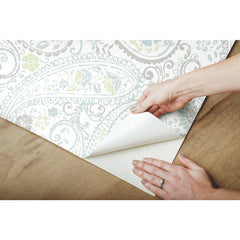Paisley Prince Peel and Stick Wallpaper - how to peel