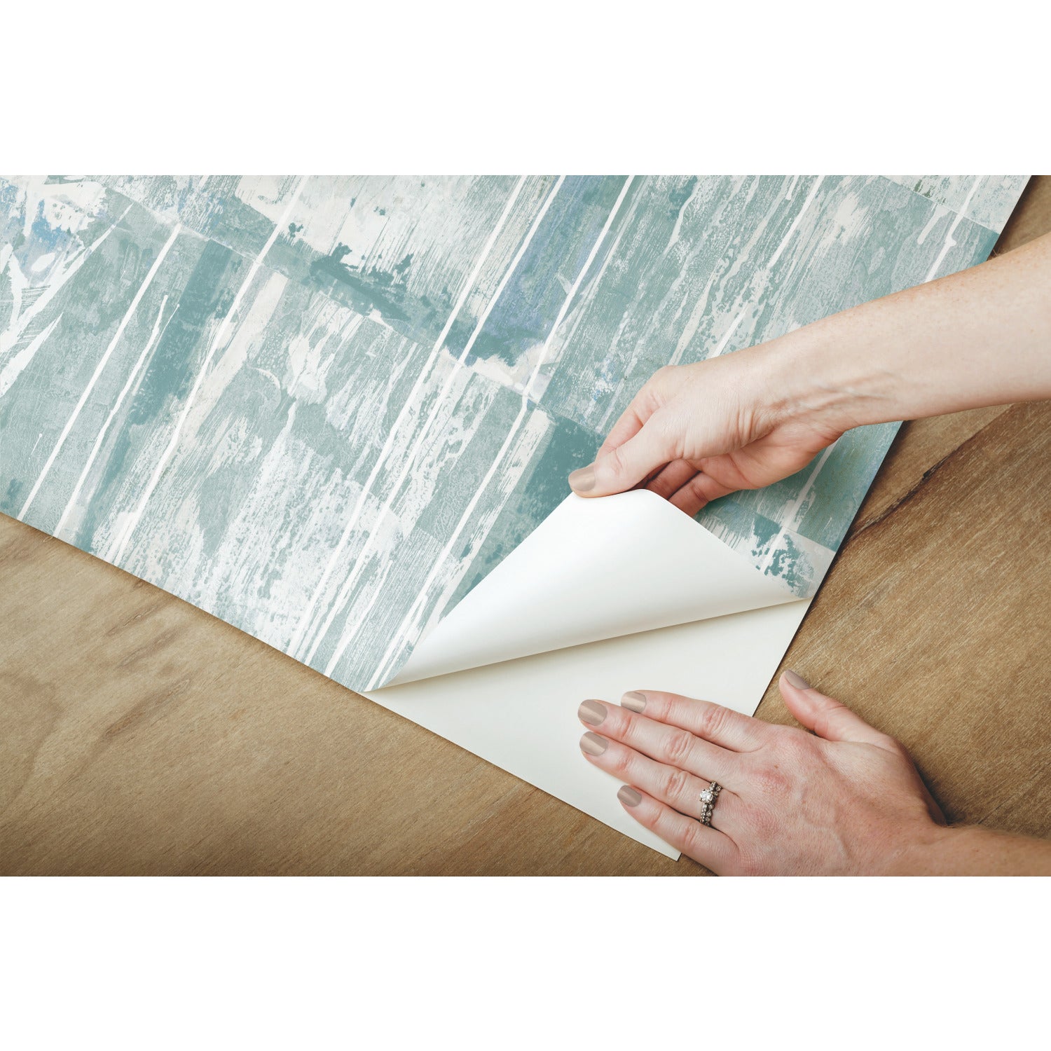 Washout Peel and Stick Wallpaper - how to peel