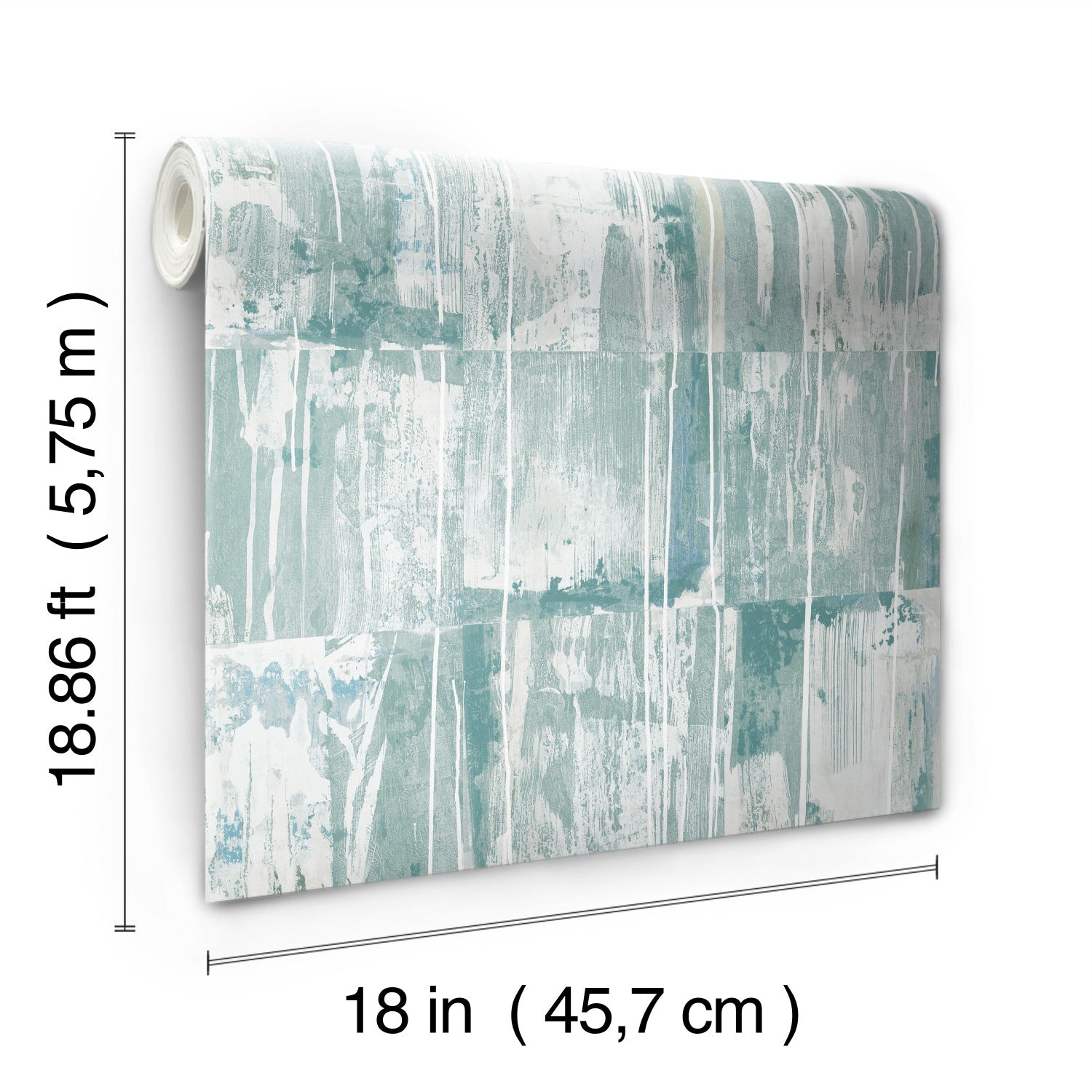 Washout Peel and Stick Wallpaper - dimensions