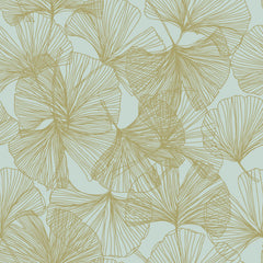 Ginkgo Leaves Peel and Stick Wallpaper by WallPops