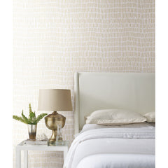Tick Mark Peel and Stick Wallpaper in a room setting