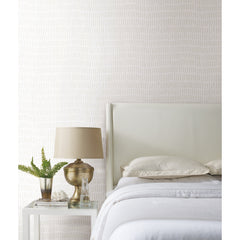 Tick Mark Peel and Stick Wallpaper in a room setting