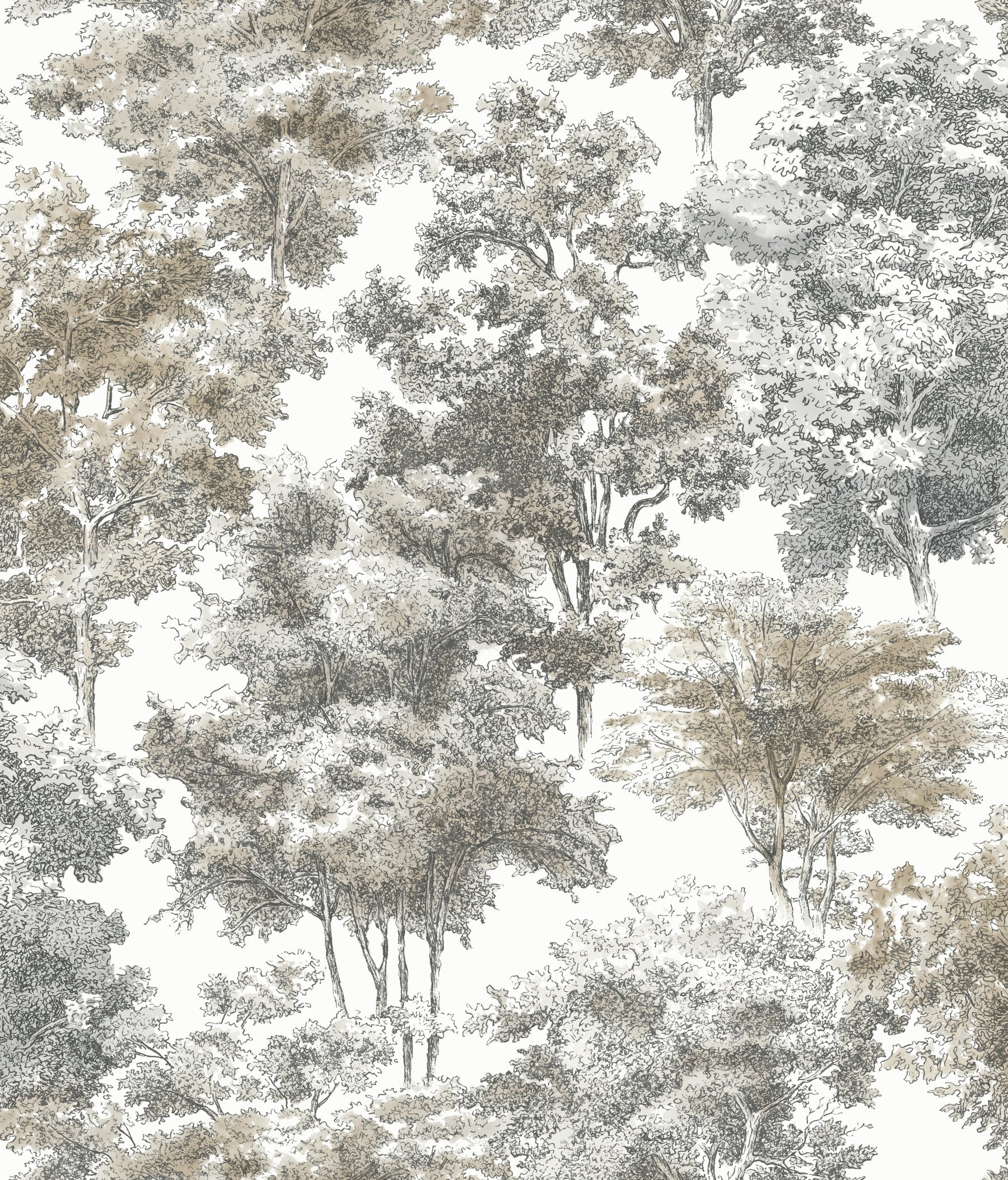 Old World Trees Peel and Stick Wallpaper by WallPops