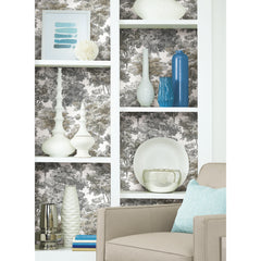 Old World Trees Peel and Stick Wallpaper in a room setting