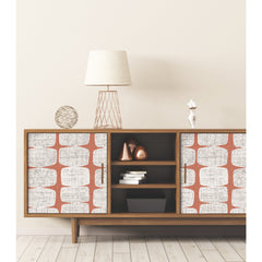 Mid-Century Beads Peel & Stick Wallpaper in a room setting