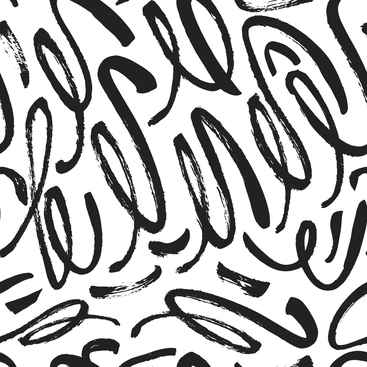 Curly Strokes Peel and Stick Wallpaper by WallPops