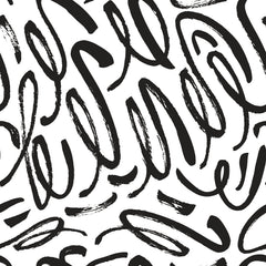 Curly Strokes Peel and Stick Wallpaper by WallPops