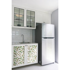 Cat Coquillette Eucalyptus Peel and Stick Wallpaper in a room setting