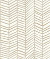 Cat Coquillette Herringbone Peel and Stick Wallpaper by WallPops