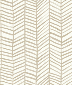 Cat Coquillette Herringbone Peel and Stick Wallpaper by WallPops