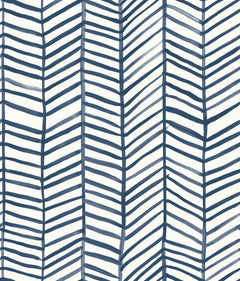 Cat Coquillette Herringbone Peel and Stick Wallpaper by WallPops