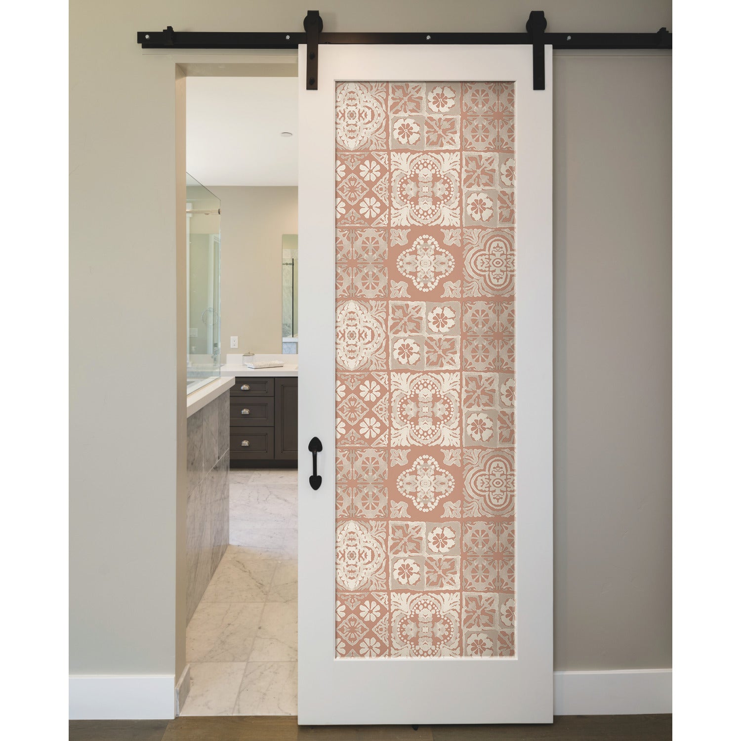 Marrakesh Tile Peel and Stick Wallpaper in a room setting