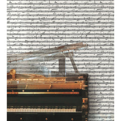 Melody Peel and Stick Wallpaper in a room setting