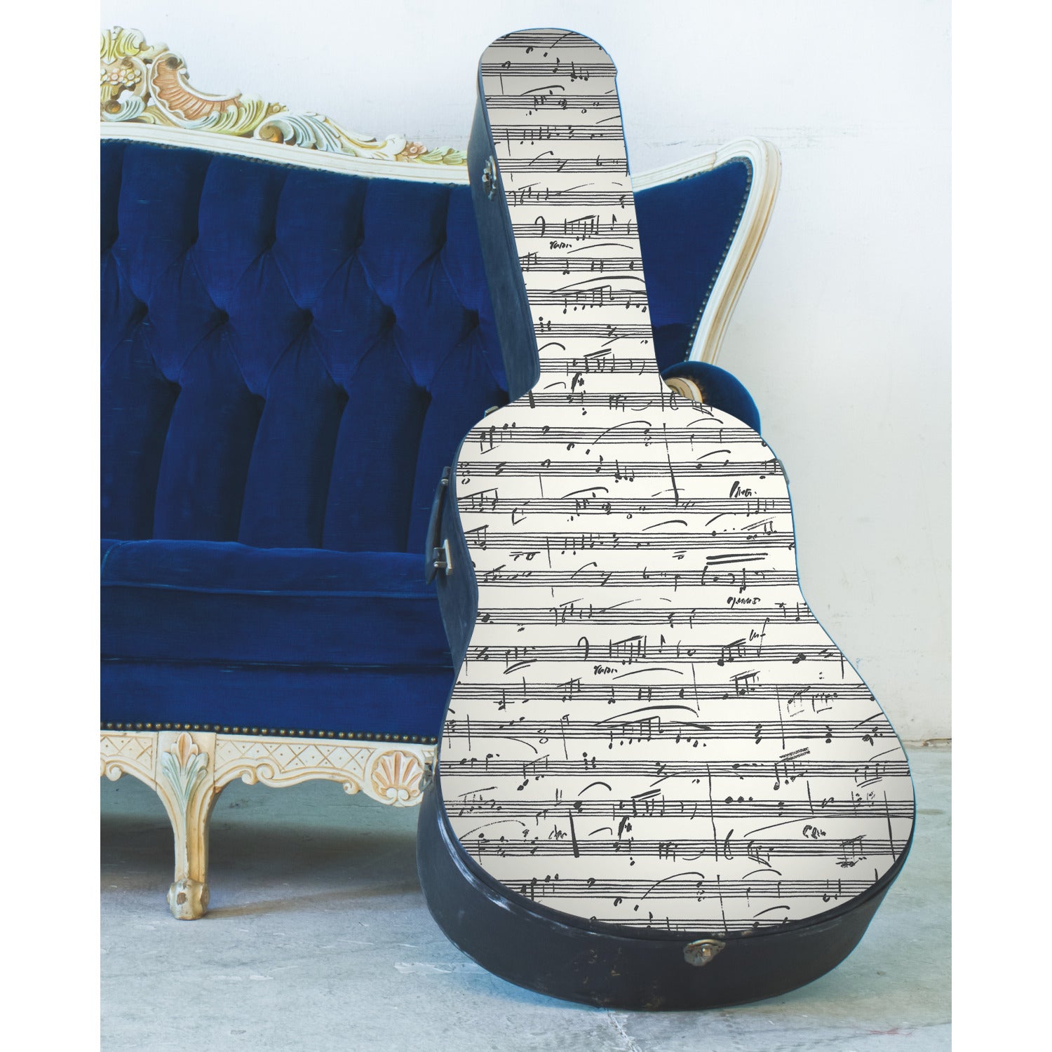 Melody Peel and Stick Wallpaper in a room setting
