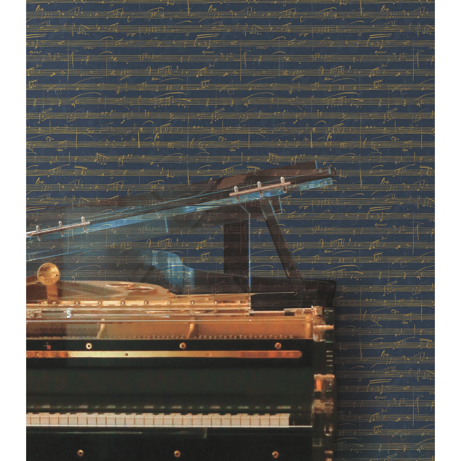Melody Peel and Stick Wallpaper in a room setting