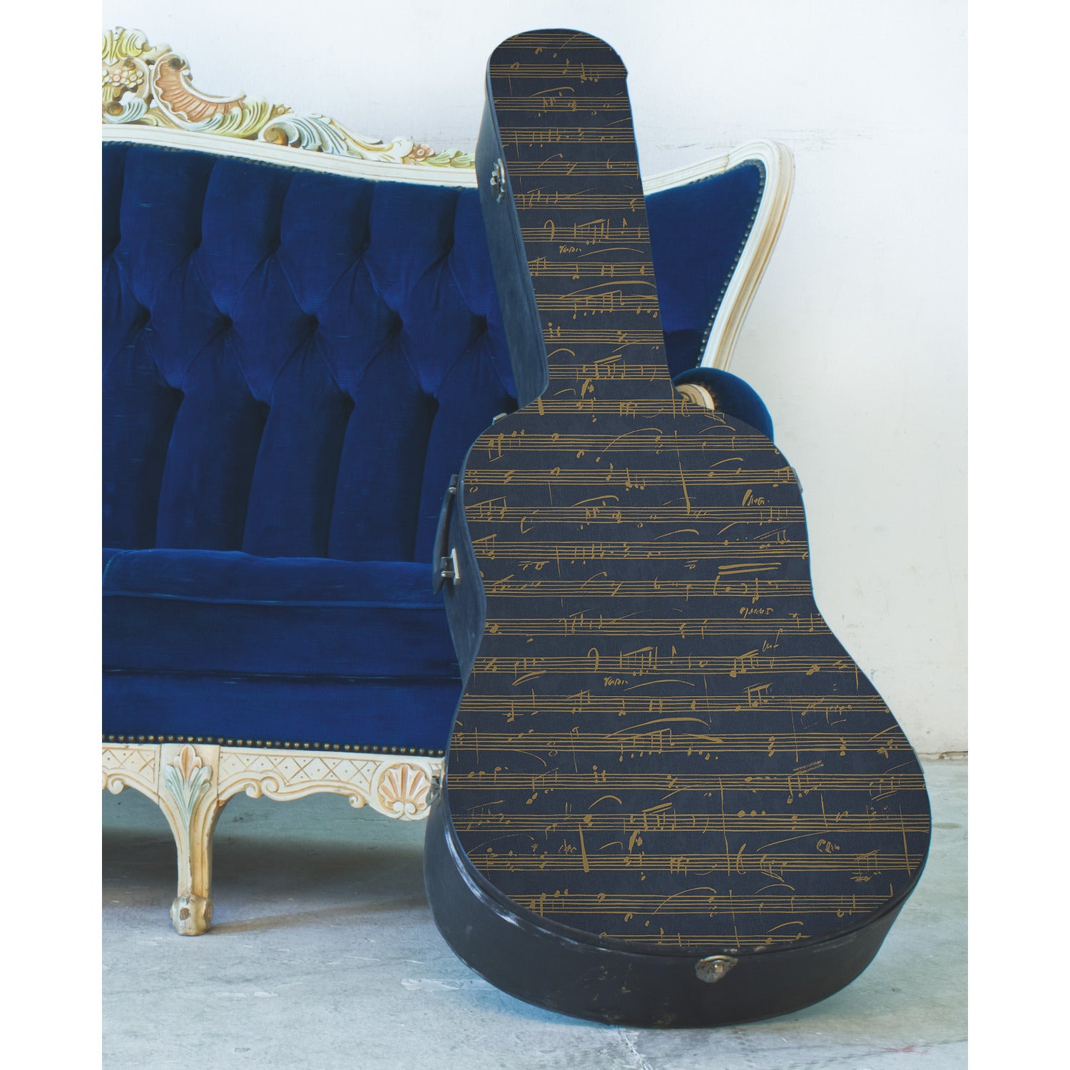 Melody Peel and Stick Wallpaper in a room setting