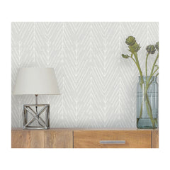 Twig Hygge Herringbone P&S Wallpaper in a room setting