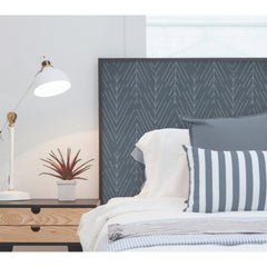 Twig Hygge Herringbone P&S Wallpaper in a room setting
