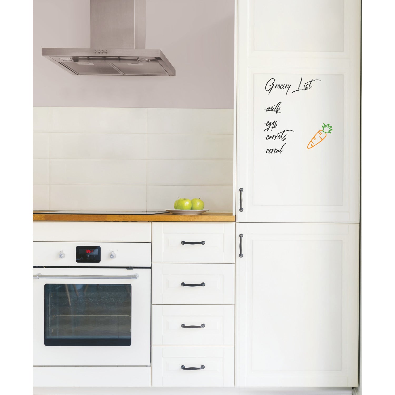 Dry Erase Peel and Stick Wallpaper in a room setting