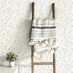 Twigs Peel and Stick Wallpaper in a room setting