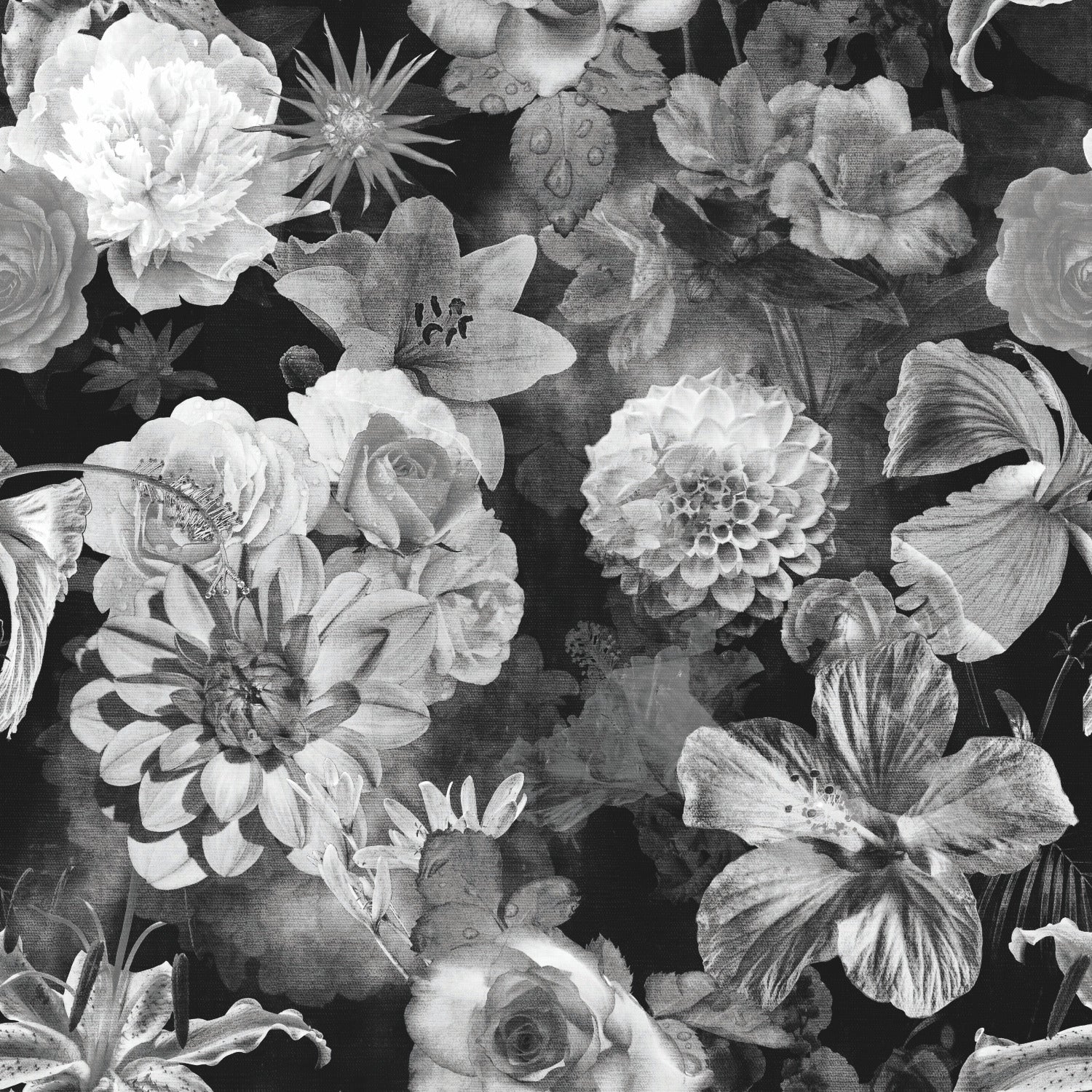 Vintage Floral Blooms Peel and Stick Wallpaper by WallPops