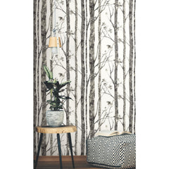 Trees Peel and Stick Wallpaper in a room setting