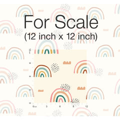 Rainbows End Peel and Stick Wallpaper pattern close-up