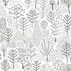 Folklore Trees Peel and Stick Wallpaper by WallPops