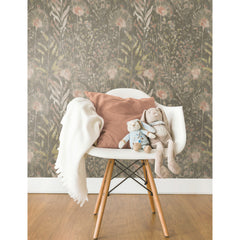 Dandelion Peel and Stick Wallpaper in a room setting