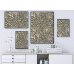 Dandelion Peel and Stick Wallpaper in a room setting