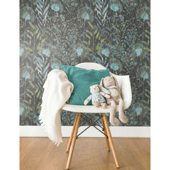 Dandelion Peel and Stick Wallpaper in a room setting