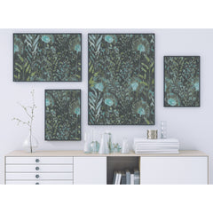 Dandelion Peel and Stick Wallpaper in a room setting