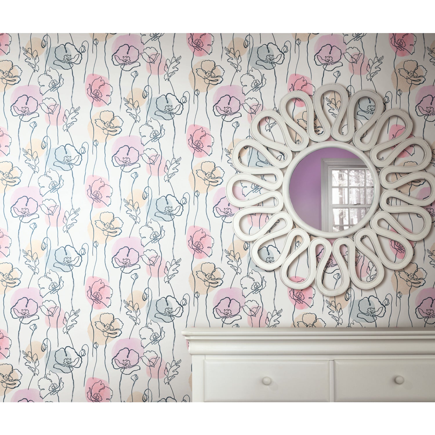 RMK11756RL wallpaper in a room setting
