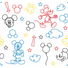 Mickey Mouse Line Art Wall Decals by WallPops