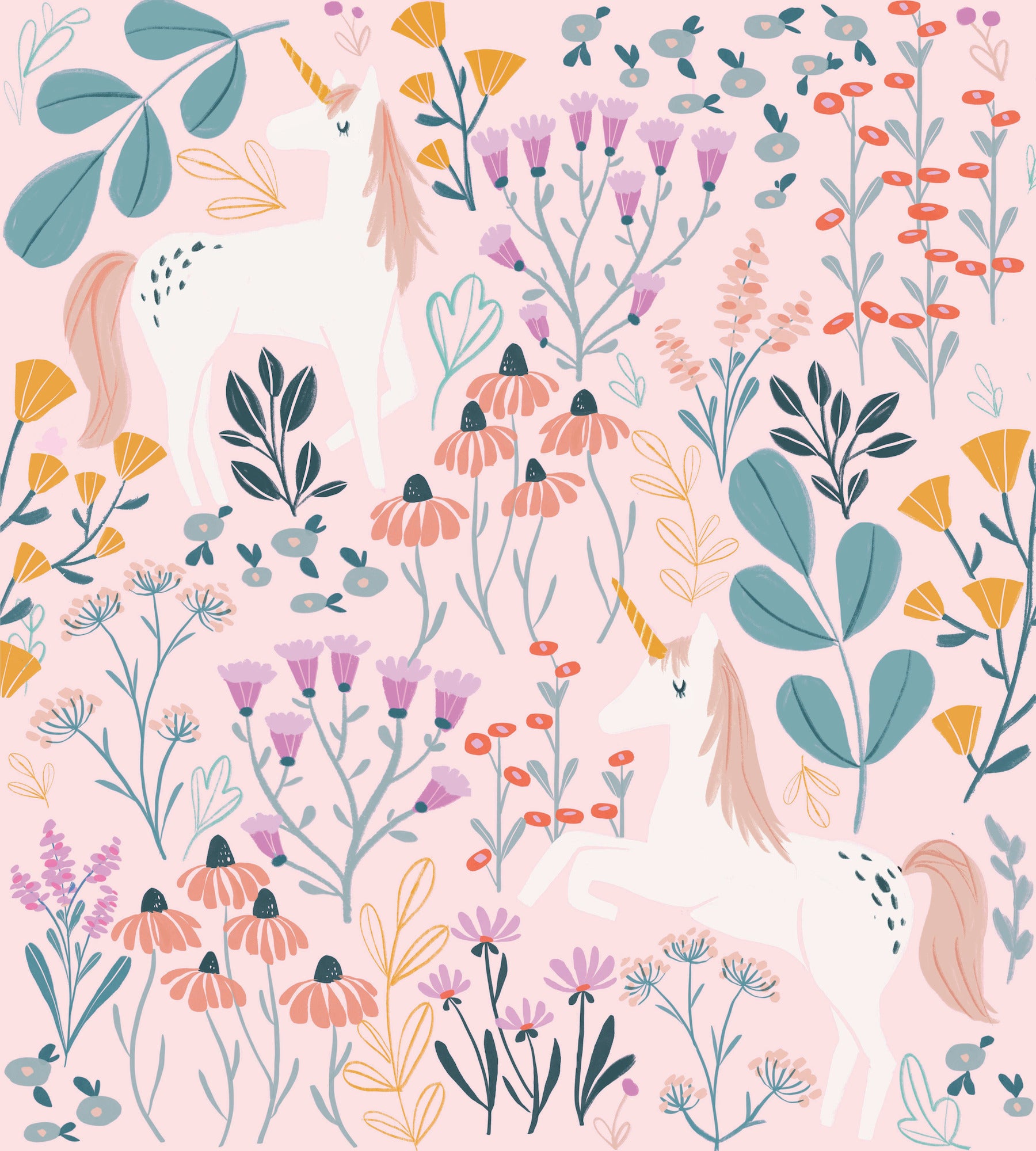 Unicorn Paradise P&S Wallpaper by WallPops
